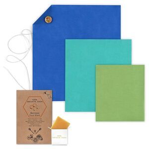 Beeswax Wrap Organic Premium Set of 6 Plastic Free